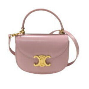 Celine Besas Claire Petal Shiny Calfskin Handbag